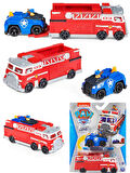 Paw Patrol True Metal İtfaiye Ekibi Aracı - Marshall ve Chase Arabaları 6 - 12 cm