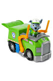 Paw Patrol Görev Aracı Ve Kahraman Seti - Rocky - 15 Cm