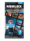 ROBLOX Deluxe Mystery Pack Seri 3 Greenville : Car Dealer Worker Milk74L80 Figür - Online Oyun Kodlu