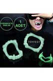 Karanlıkta Parlayan Vampir Neon Glow Dişlik - 1 ADET