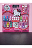 Hello Kitty ve Arkadaşları 12 Renkli Aksesuarlı Oje Tırnak Bakım Seti