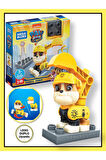 PAW Patrol The Mighty Movie Film Karakter Lego Figürleri - Rubble