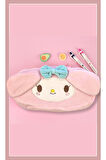 My Melody Peluş Fermuarlı Kalem Kutusu - Kalemlik Çanta