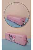 Kuromi My Melody Hello Kitty Cinnamoroll Figürlü Yumuşak Silikonlu Kalem Kutusu Kalemlik - Pembe