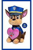 Paw Patrol Figür Peluş Oyuncak Love Serisi - Chase - 27 cm