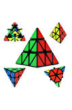 Pyraminx QY Speed Zeka Küpü Akıl Küpü Rübik Küp