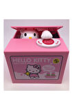 Hello Kitty Figürlü Para Biriktirme Eğitimi Elektronik Pilli Kumbara