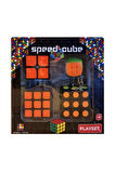 4 lü Speed Zeka Küpü Akıl Küpü Rübik Küp Seti 3x3-2x2-3x3 Yuvarlak Puntalı - Kavisli 3x3 Anahtarlık