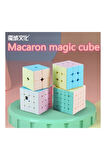 Moyu 2x2 & 3x3 & 4x4 & 5x5 Cube Set Pastel Renkli Stickersız 4 Lü Akıl Zeka Küp Seti