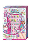 Tokidas BFF Nail Playing Set - Kelebek Modeli Ojeli Stickerlı Çocuk Takma Tırnak Seti Güzellik Seti