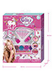 Tokidas Glitz Makeup Sets - Rujlu Kokulu Ojeli Farlı Glitz Çocuk Makyaj Seti
