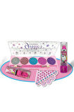 Tokidas Glitz Makeup Sets - Rujlu Kokulu Ojeli Farlı Glitz Çocuk Makyaj Seti