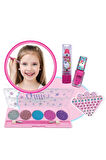 Tokidas Glitz Makeup Sets - Rujlu Kokulu Ojeli Farlı Glitz Çocuk Makyaj Seti