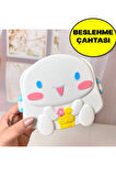 Kawaii 3D Cinnamoroll Figür Kabartmalı 2 Katlı Kilitli Beslenme Çantası Kutusu