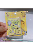 Pompompurin Figürlü Küçük Kalemli Notluk & Not Defteri - 1 ADET