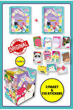 Panini Squishmallows Sticker Çıkartma - 2 Paket ( 10 Adet Sticker )