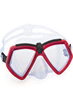 Hydro Swim Ever Sea Mask Deniz Havuz Çocuk Yüzücü Gözlüğü Gözlük Maske - Kırmızı- (7 - 14 Yaş Arası)