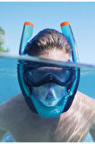 Hydro - Pro Full Face Flowtech Snorkel Set Deniz Dalış Maskesi L - XL BEDEN