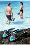 Hydro - Pro Full Face Flowtech Snorkel Set Deniz Dalış Maskesi S - M BEDEN