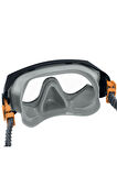 Spark Wave Snorkel Set Dalış Maskesi Deniz Havuz Yüzücü Gözlüğü Gözlük Maske- Siyah - (14 Yaş Üstü )
