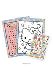 Hello Kitty Kabarık Çıkartmalı Aktivite Oyunlu Pad - 30 + Sticker
