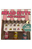 Hello Kitty ve Arkadaşları Temalı 5 Simli Parlak Ojeli Kabartmalı Stickerlı Tırnak Bakım Seti