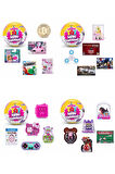 4 ADET Toy Mini Brands Sürpriz Paket - Popüler Markaların Minyatür Sürpriz Mini Figür ve Eşyaları