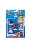 Paw Patrol Damgalı Mühürlü 5 li Figür Seti ( Marshall - Chase - Rubble - Skye - Zuma ) 4 - 7 CM