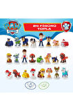 Paw Patrol Damgalı Mühürlü 5 li Figür Seti ( Marshall - Chase - Rubble - Skye - Zuma ) 4 - 7 CM