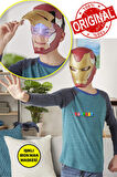 Iron Man Işıklı Flip Up Mask Brown - Elektronik  Maske