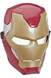 Iron Man Işıklı Flip Up Mask Brown - Elektronik  Maske
