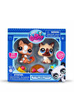 Littlest Pet Shop Minişler 2’li Figür Seti S1 - Köpek ve Kedi - 5 CM
