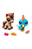 Littlest Pet Shop Minişler 2’li Figür Seti S1 - Pony ve Ağaçkakan - 5 CM