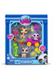 Littlest Pet Shop Minişler Safari Oyun Seti 3’lü Figür Seti S1 - 5 CM