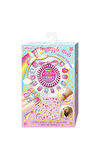 Unicorn Figürlü Stickerlı Toka & Bilezikli Kendinden Yapışkanlı Dazzle Nails Takma Tırnak Seti