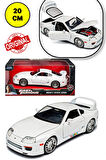 Jada Fast & Furious 1995 Toyota Supra Model Araba Beyaz 1:24