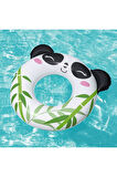 Panda Figürlü Çocuk Deniz Havuz Yüzme Simidi - 80 CM - ( 3 - 6 Yaş Arası ) 36351