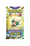 Pokemon Oyun Kartı TCG Sword&Shield Brilliant Stars Booster Pack - 3 Paket (30 KART)