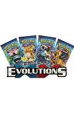 Pokemon Oyun Kartı TCG XY Evolutions Booster Pack - 3 Paket (30 KART)