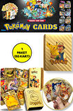 Pokemon Oyun Kartı TCG Gold Starter Box Pack - 1 Paket (55 KART)