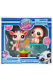 Littlest Pet Shop Minişler 2’li Figür Seti S2 - Zürafa Ve Tembel Hayvan - 5 Cm  Minişler