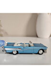 1:43 Ölçekli Lisanslı Metal Retro Amerikan Arabaları - 1958 Buick Cruiser - 10 CM