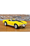 1:43 Ölçekli Lisanslı Metal Retro Amerikan Arabaları - 1967 Chevrolet Corvette - 10 CM