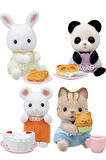 Sylvanian Families Tatlı Atıştırmalıklar Temalı Sürpriz Mini Bebek - 5 CM - 3 ADET
