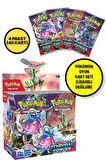Pokemon Oyun Kartı TCG Scarlet & Violet Temporal Forces Lisanssız Booster Pack - 4 Paket (40 KART)