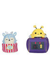 Micromallows Squishmallows Mini Yumuşak Peluş Oyuncak 2 Figür + 2 Aksesuar Figür Seti - 6 CM - MOD-1