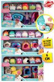 Micromallows Squishmallows Mini Peluş Oyuncak 18 Figür + 12 Aks. + 12 Giysi Figür Seti - 6 CM