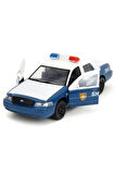 The Walking Dead Rick Grimes Ford Crown Victoria Sheriff Polis Koleksiyonluk Metal Model Araba-10 CM