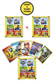 Sarı Seri Panini Paw Patrol Sticker Çıkartma - 2 Paket ( 10 Adet Sticker )