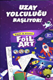 FOILART Peel & Press Yapışkanlı Renkli Basklı Folyo Sanatı 1 li Uzay Temalı Set